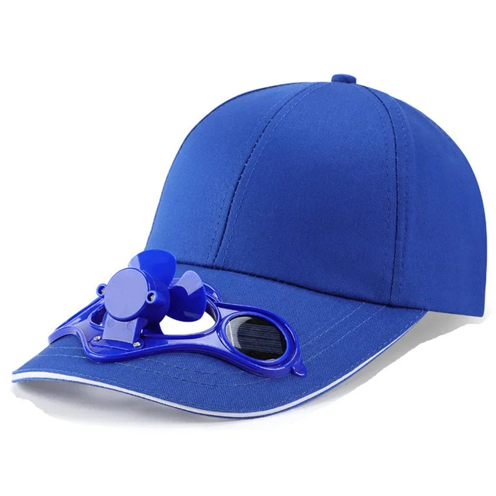 Cap with Fan Summer USB Charging Cooling Fan Baseball Cap Outdoor Golf Sunscreen 2 Speed Adjustable Peaked Hat Hiking Cap Fan