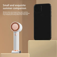 Handheld Fan, Mini Small Portable Turbo Fan, Usb Type-C Rechargeable 3 High Speeds Personal Fans, Max 16 Hours Working Time, Small Hand Fan for Travel, Camping, Office