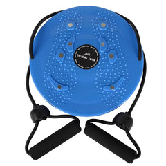 Waist Twisting Disc Magnet Foot Massage Slimming Large Area Granular Protrusions Pedal Board with Rope Fitness Balance