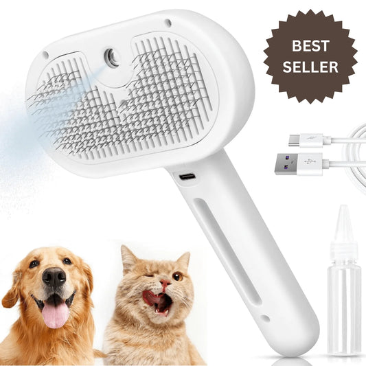 Steam Grooming Pet Brush