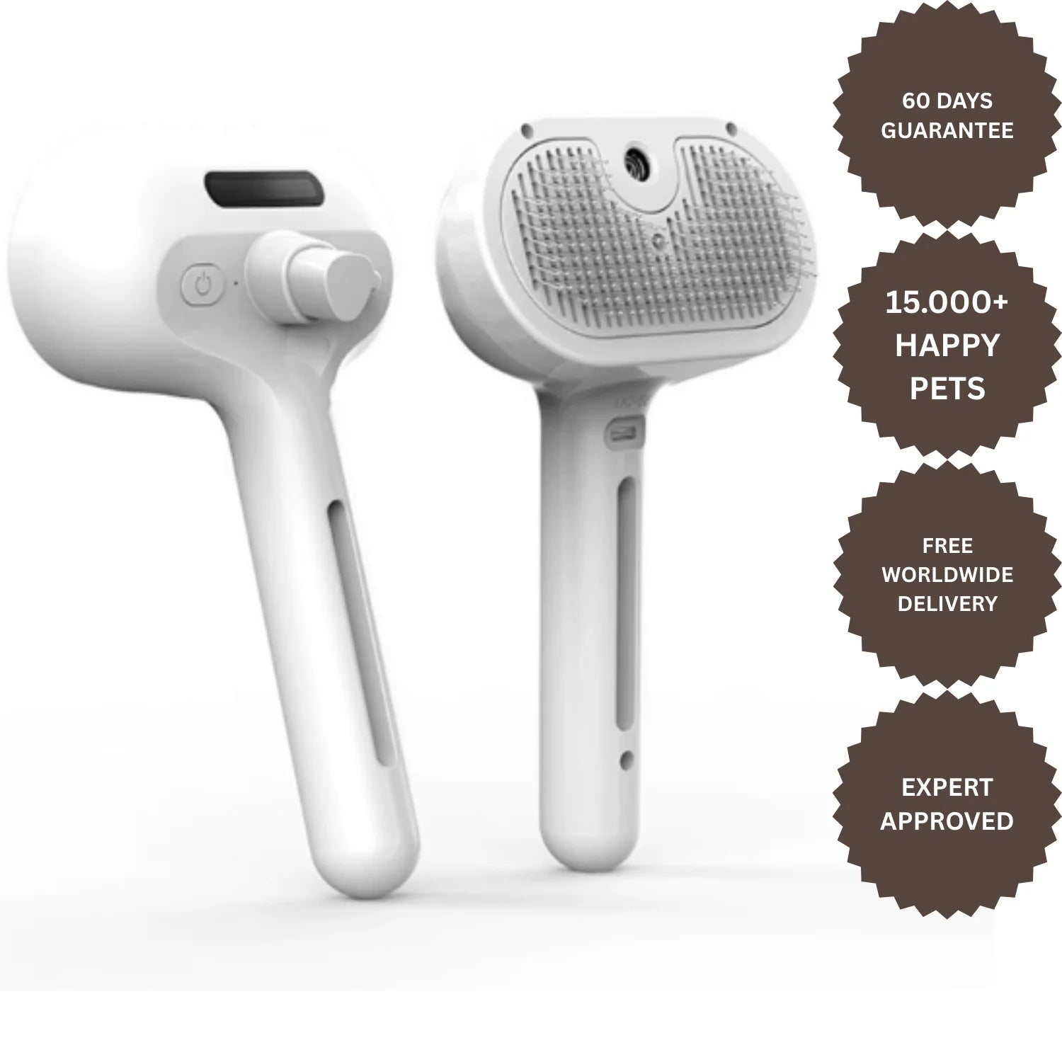 Steam Grooming Pet Brush