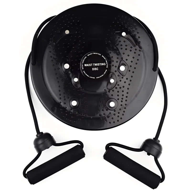 Waist Twisting Disc Magnet Foot Massage Slimming Large Area Granular Protrusions Pedal Board with Rope Fitness Balance
