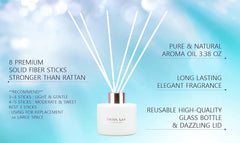 Eucalyptus Reed Diffuser Set/Fragrance Oil Diffuser Reeds/Scent Diffuser/Reed Diffuser Sticks/Room Decor/Office Decor/Home Fragrance Products & Gifts