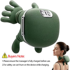2026 Bionic Neck Shoulder Massager N7 Kneading Massager Shawl 3-Level Modes Neck Cervical Waist Leg Body Muscles Massage Pillow