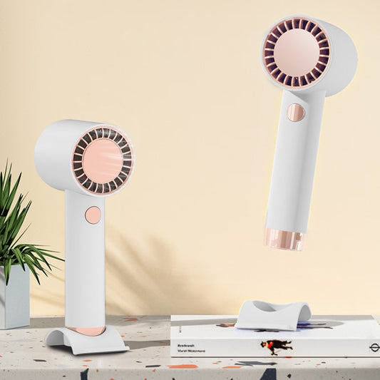 Handheld Fan, Mini Small Portable Turbo Fan, Usb Type-C Rechargeable 3 High Speeds Personal Fans, Max 16 Hours Working Time, Small Hand Fan for Travel, Camping, Office