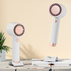 Handheld Fan, Mini Small Portable Turbo Fan, Usb Type-C Rechargeable 3 High Speeds Personal Fans, Max 16 Hours Working Time, Small Hand Fan for Travel, Camping, Office