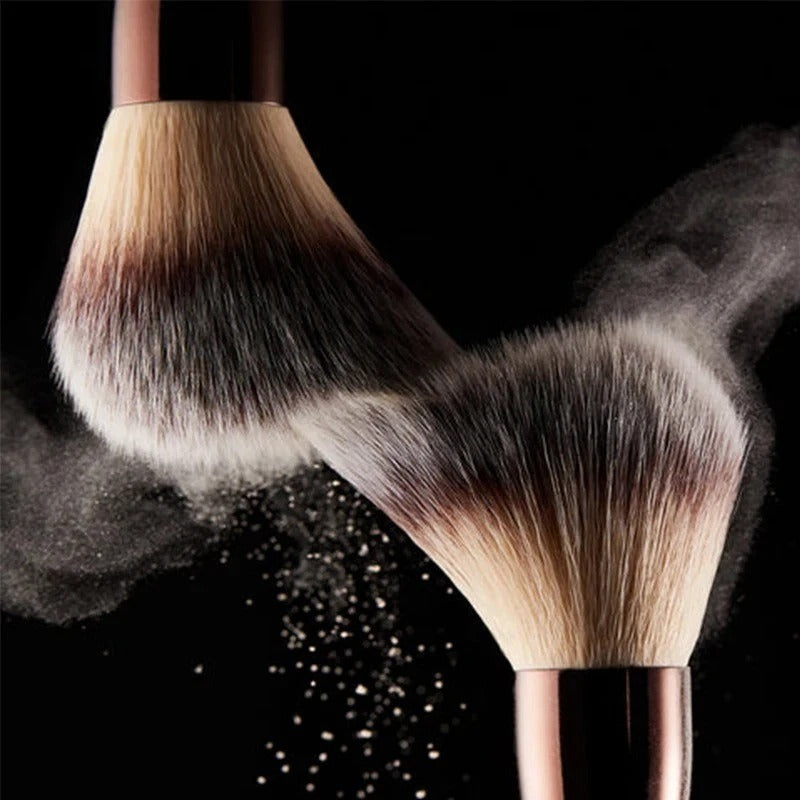 Hourglass Vegan Travel Brush Set - 7 Brushes with Vegan Leather Roll