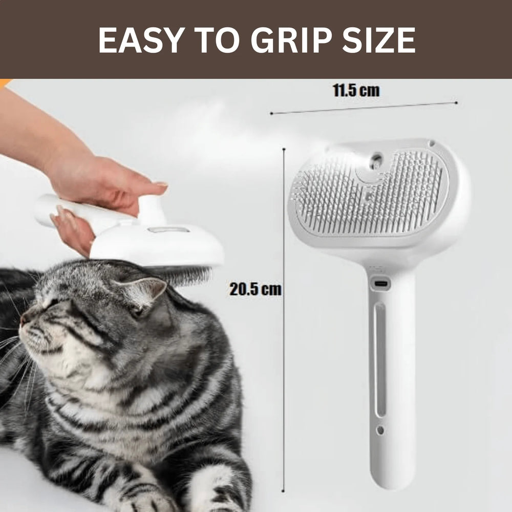 Steam Grooming Pet Brush