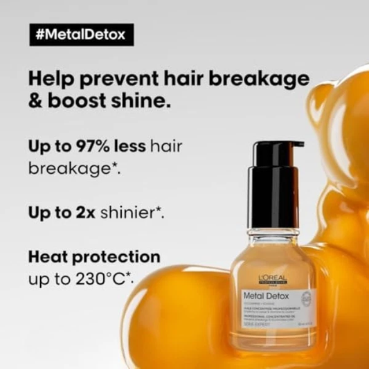 L'Oreal Professionnel Metal Detox Concentrated Hair Oil - 50ml
